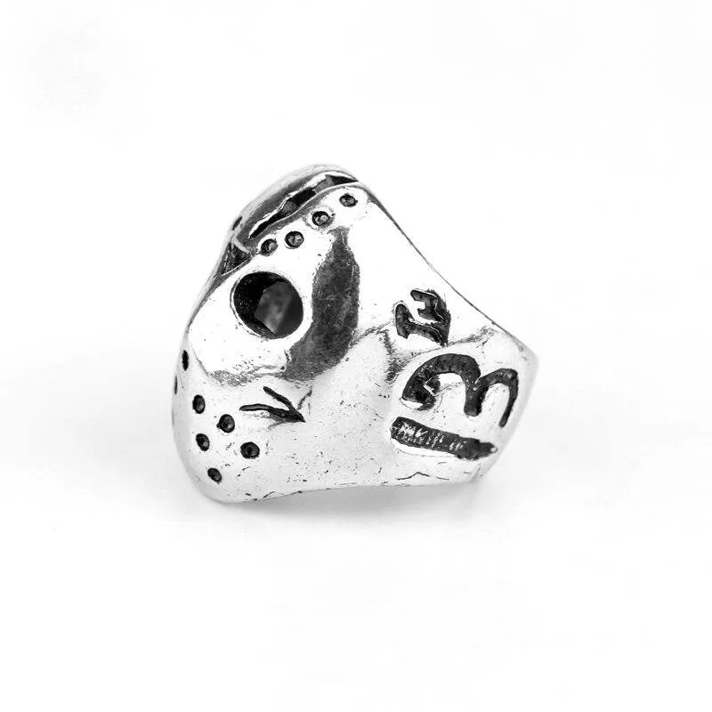 Stainless Steel Friday the 13th Jason Hockey Mask Ring