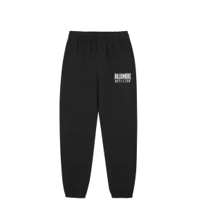 STRAIGHT LOGO SWEATPANTS - BLACK