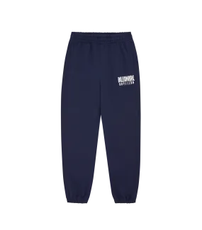 STRAIGHT LOGO SWEATPANTS - NAVY