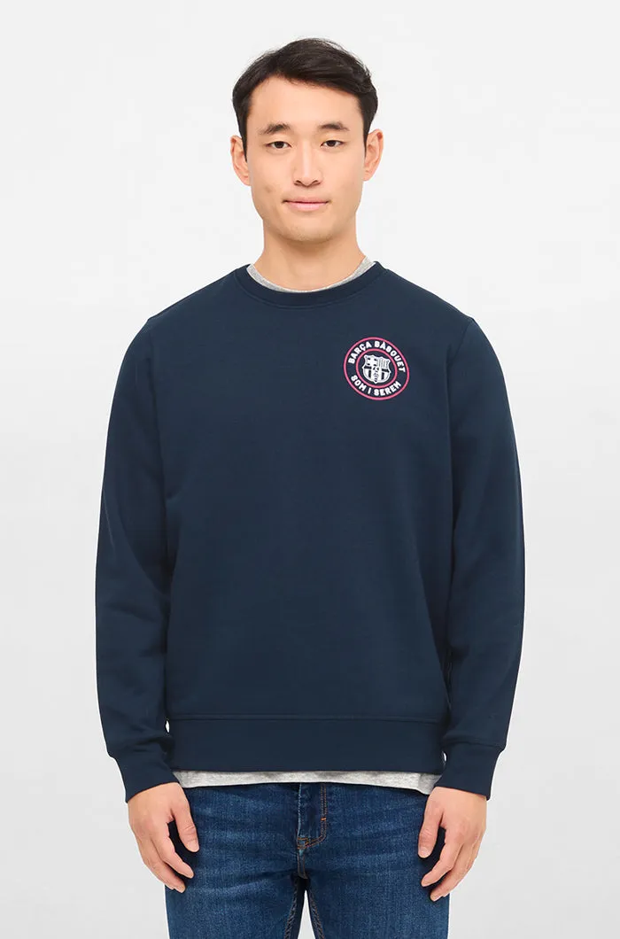 Sweatshirt navy basketball Bara