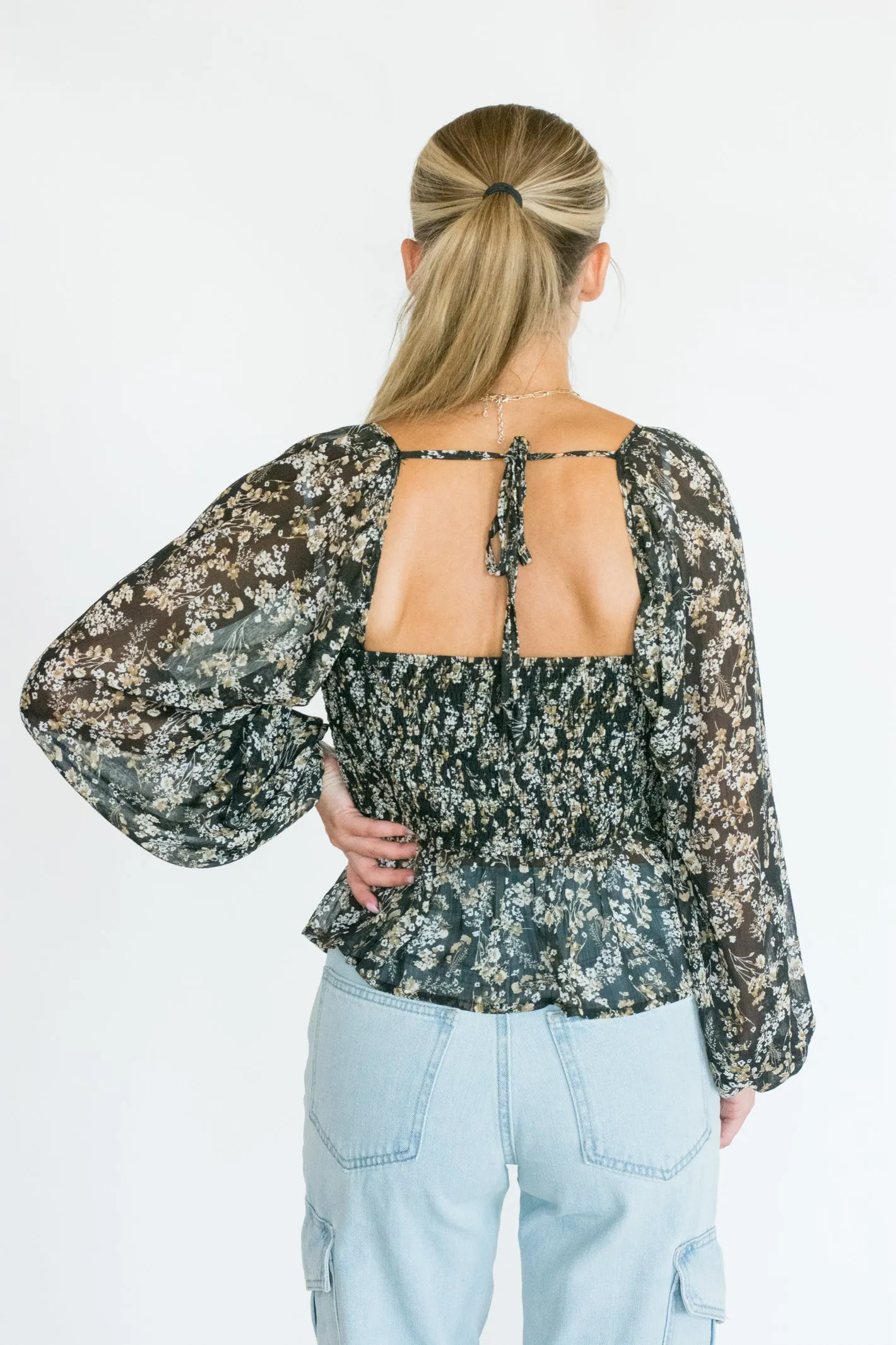 Take Me Away Floral Blouse