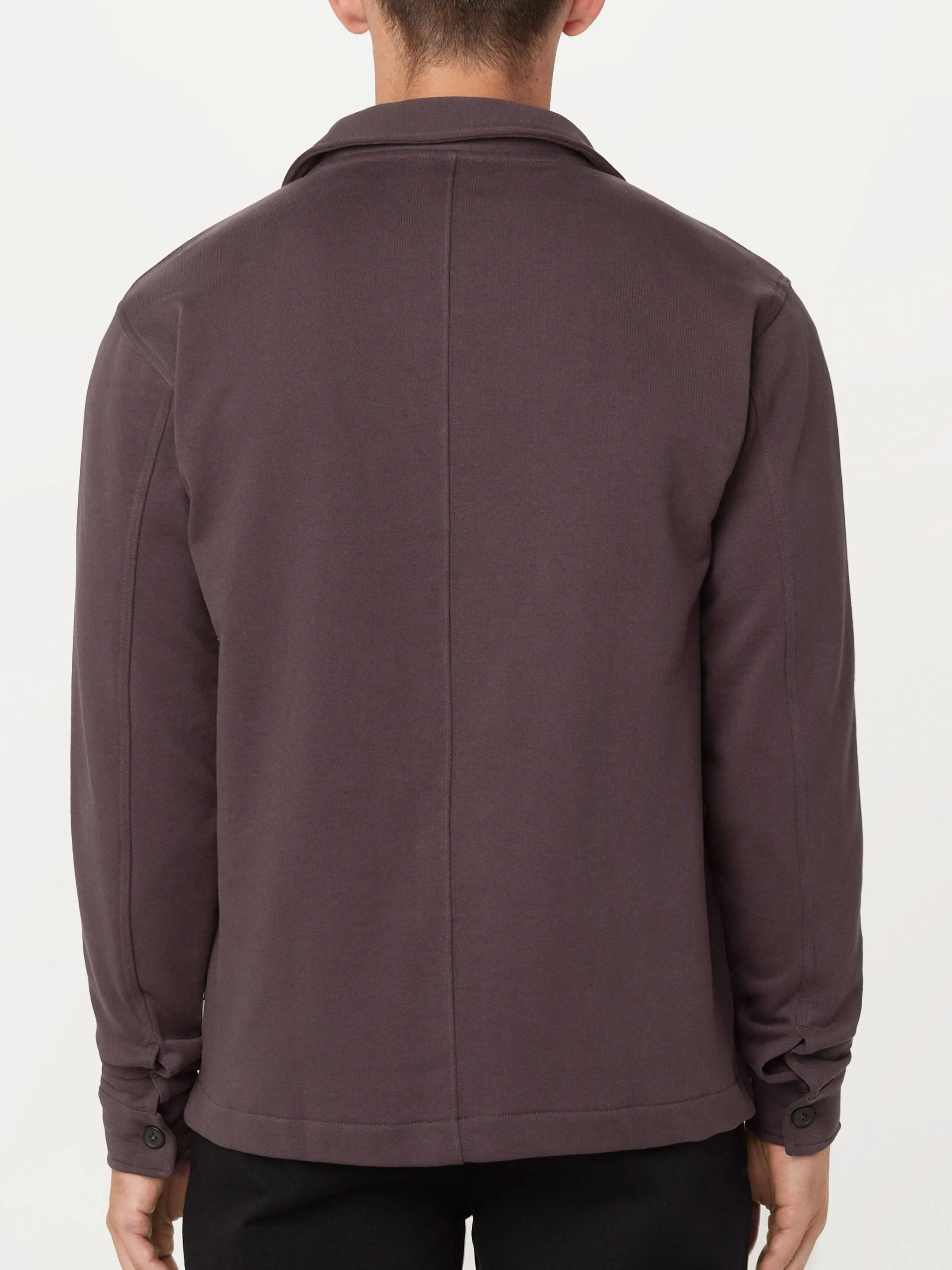 The Jordan French Terry Overshirt in Raisin