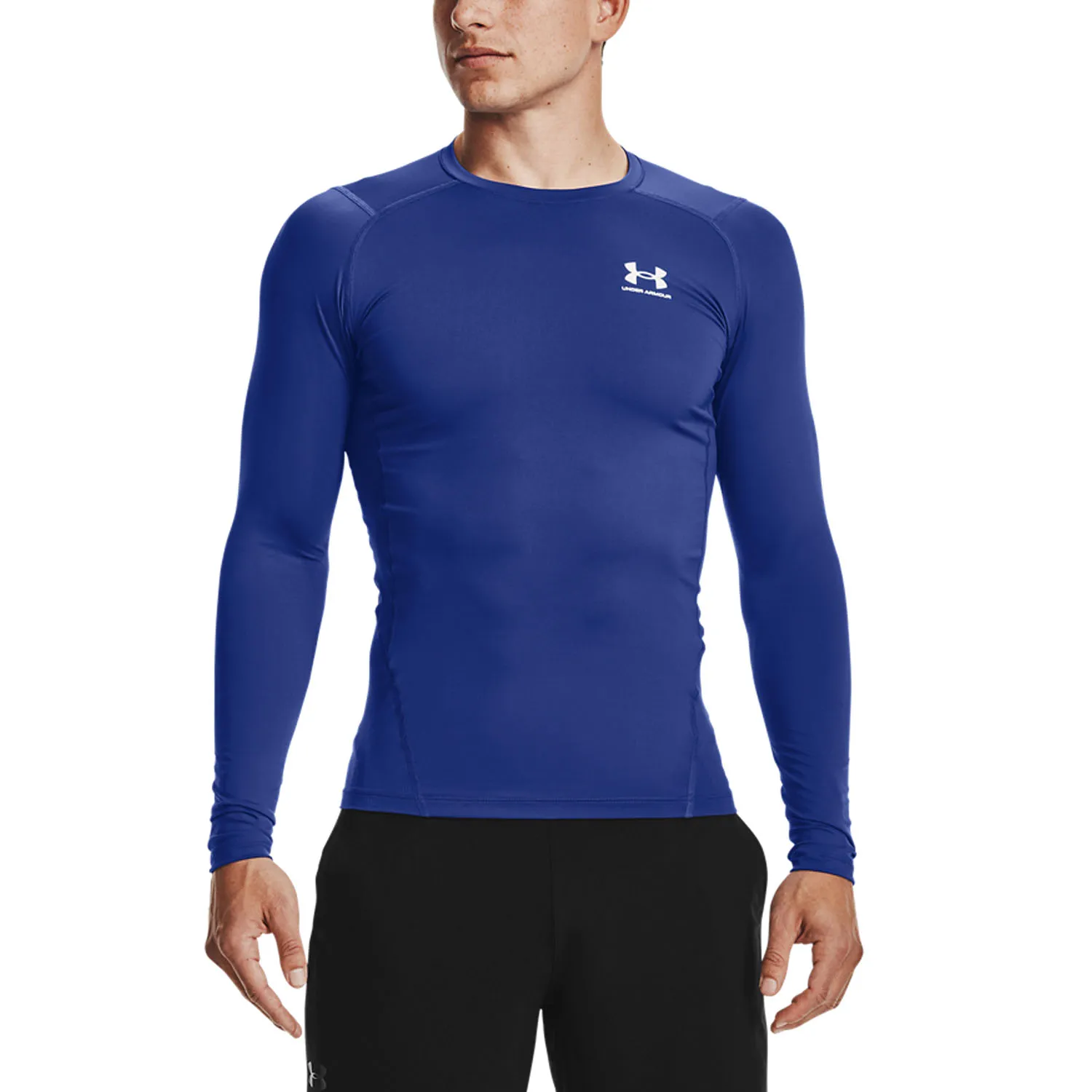 Under Armour HeatGear Compression Maglia  Royal/White