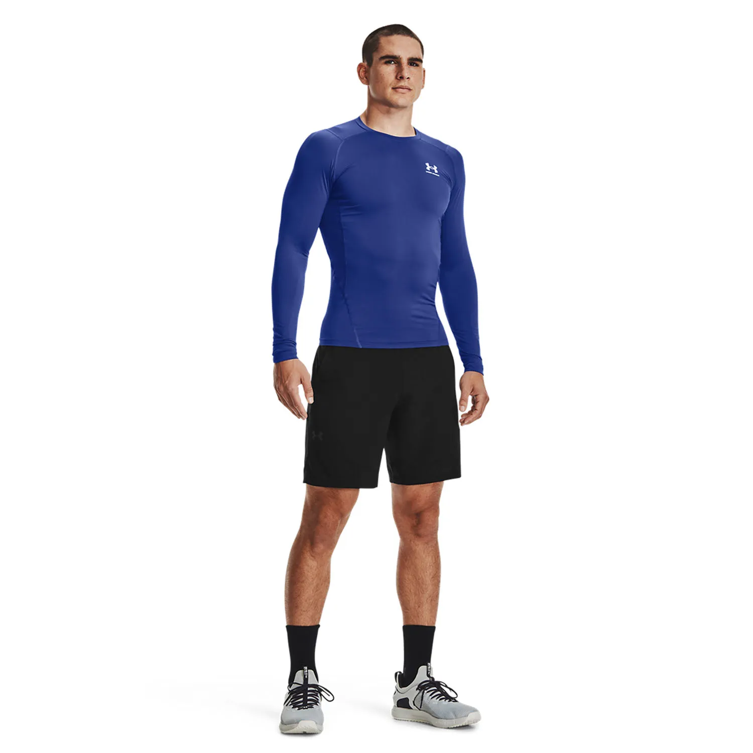 Under Armour HeatGear Compression Maglia  Royal/White