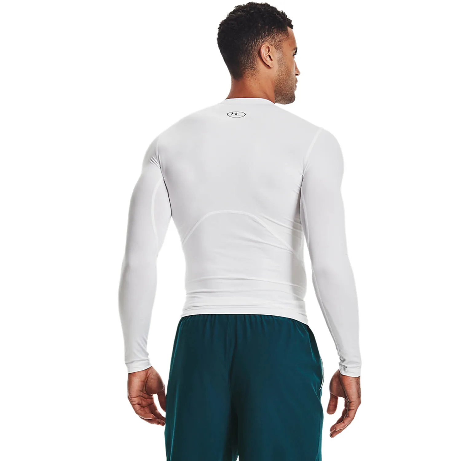 Under Armour HeatGear Compression Maglia  White/Black