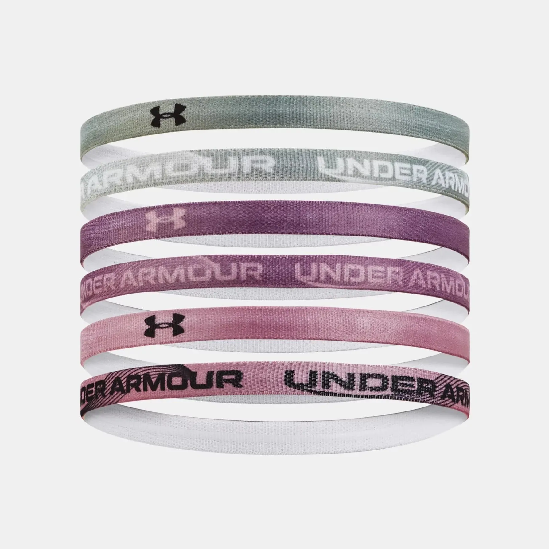 Under Armour Misty Purple 6pk Headbands