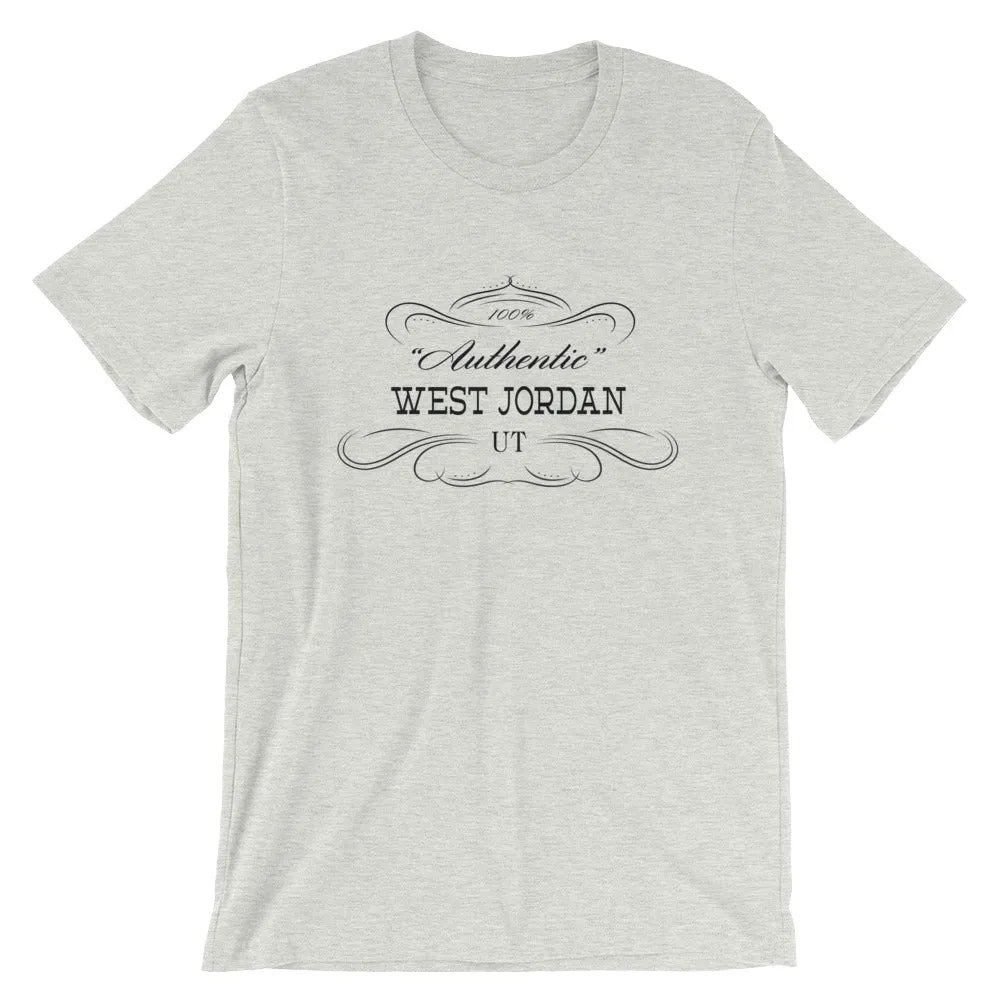 Utah - West Jordan UT - Short-Sleeve Unisex T-Shirt - Authentic