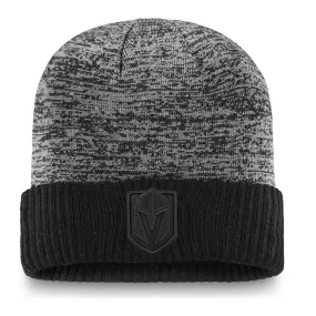 VEGAS GOLDEN KNIGHTS FANATICS MEN'S AUTHENTIC PRO BLACK ICE BEANIE CUFF TOQUE