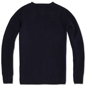 William Fox & Sons Classic Crew JumperNavy