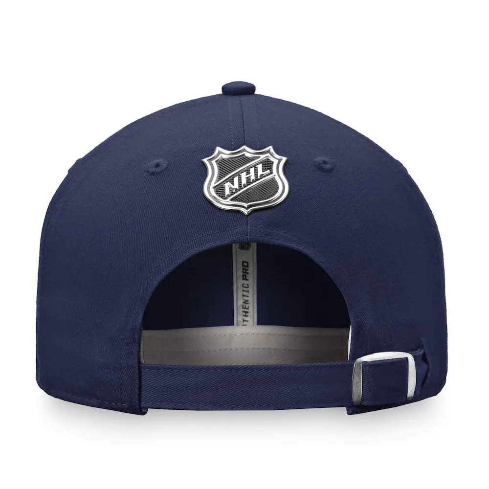 WINNIPEG JETS FANATICS MEN'S AUTHENTIC PRO LOCKER ROOM UNSTRUCTURED ADJUSTABLE HAT