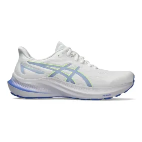 Women's Asics GT-2000 12, White/Sapphire, 7 B Medium