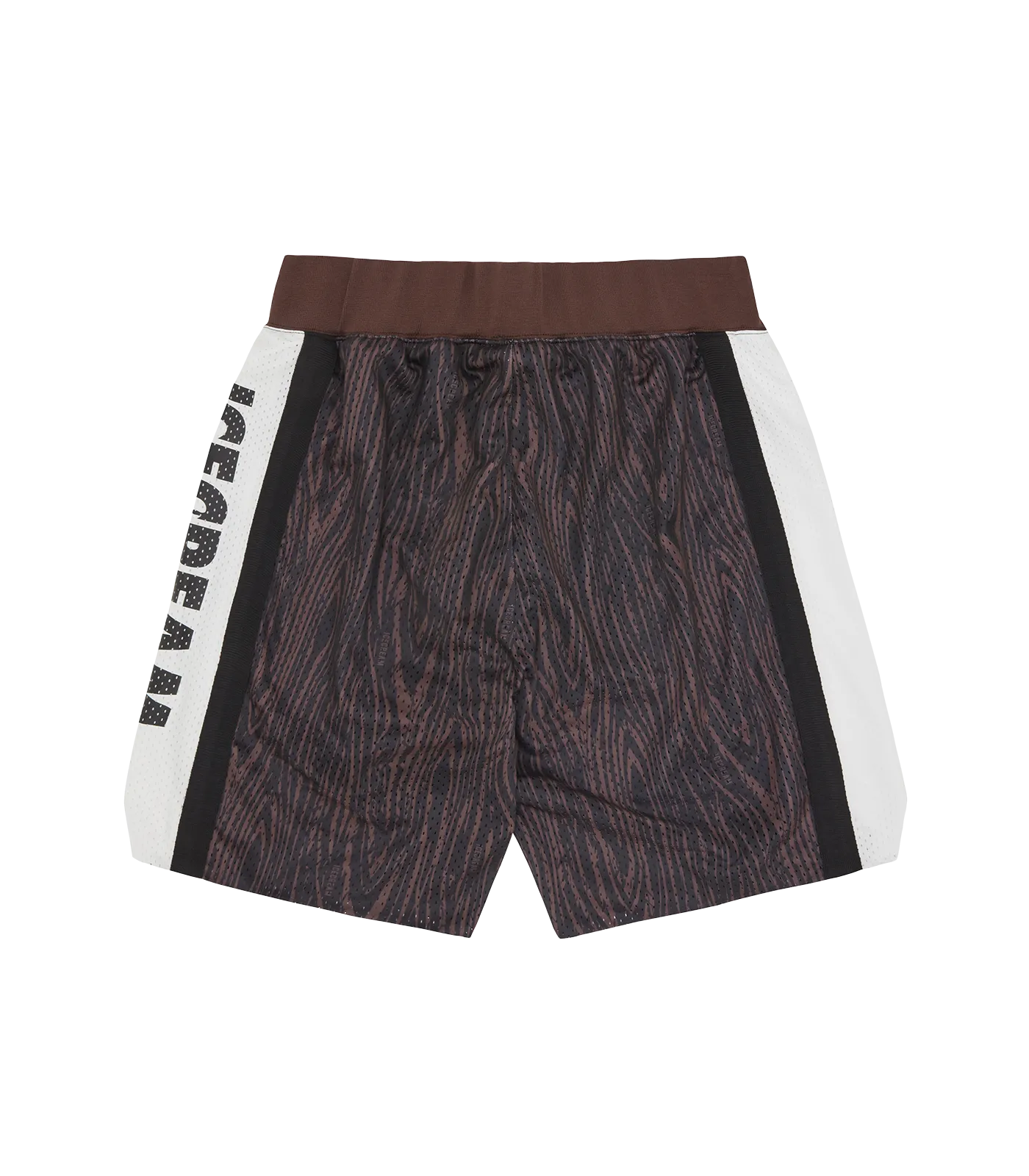 WOODGRAIN BASKETBALL SHORT - BROWN