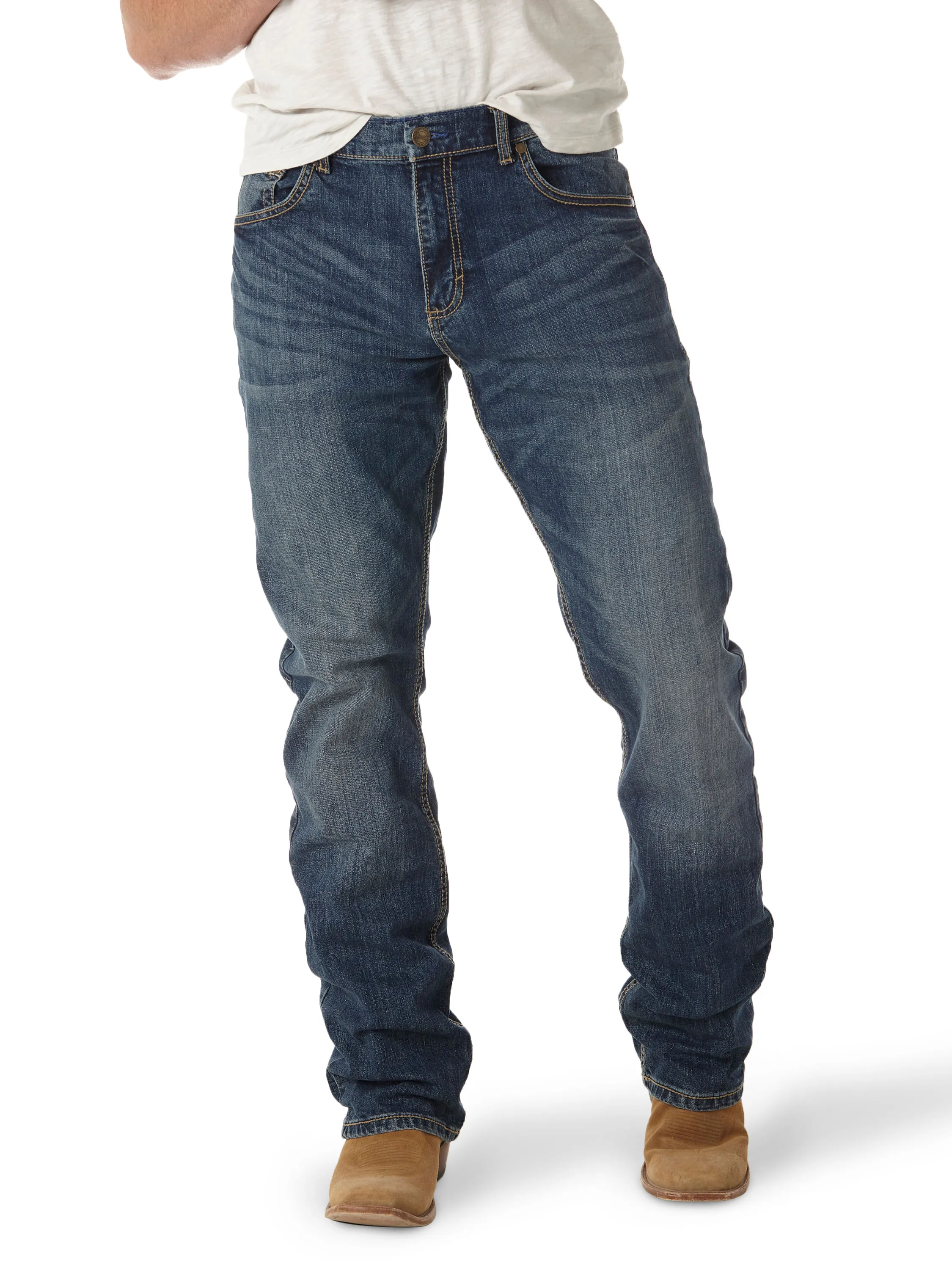 Wrangler Mens Retro Mile Post  Slim Fit Jean