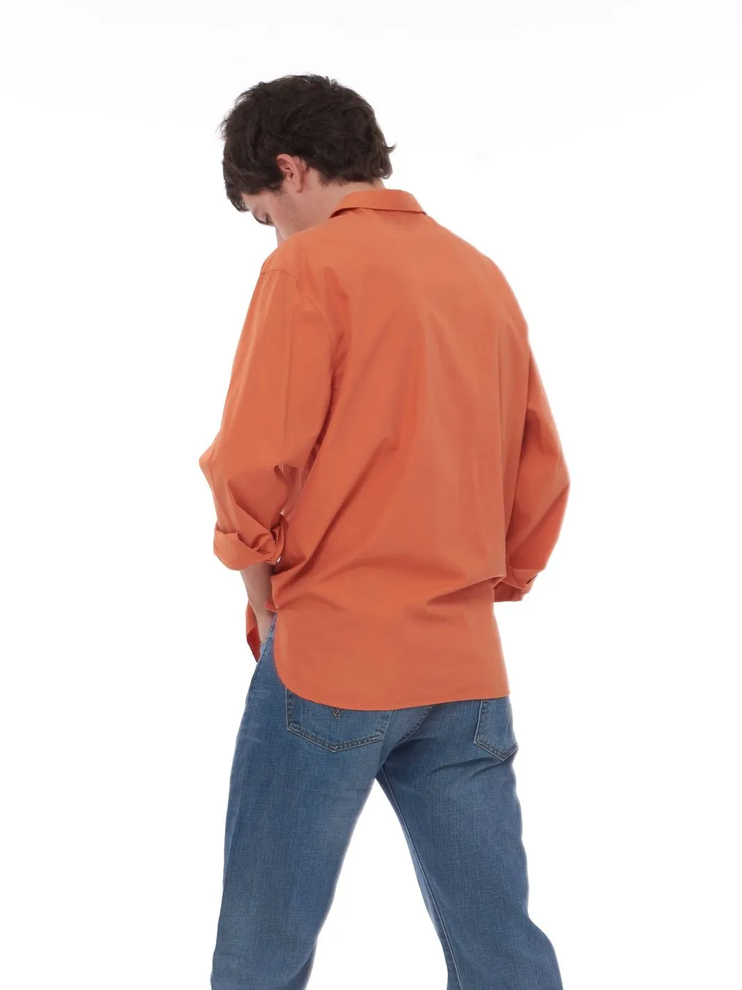 Y2K Krizia oversized orange shirt