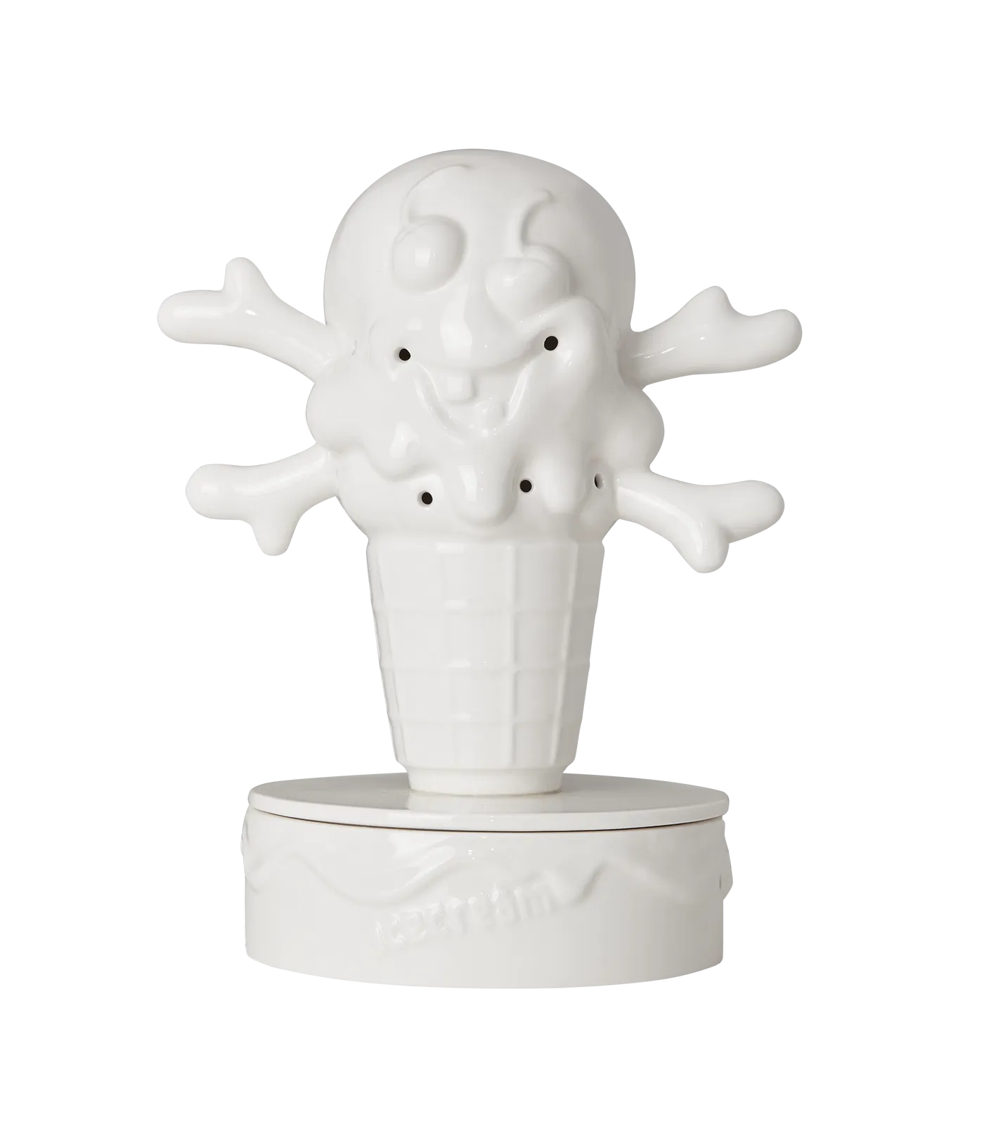 YEENJOY X ICECREAM CONES & BONES INCENSE CHAMBER - WHITE