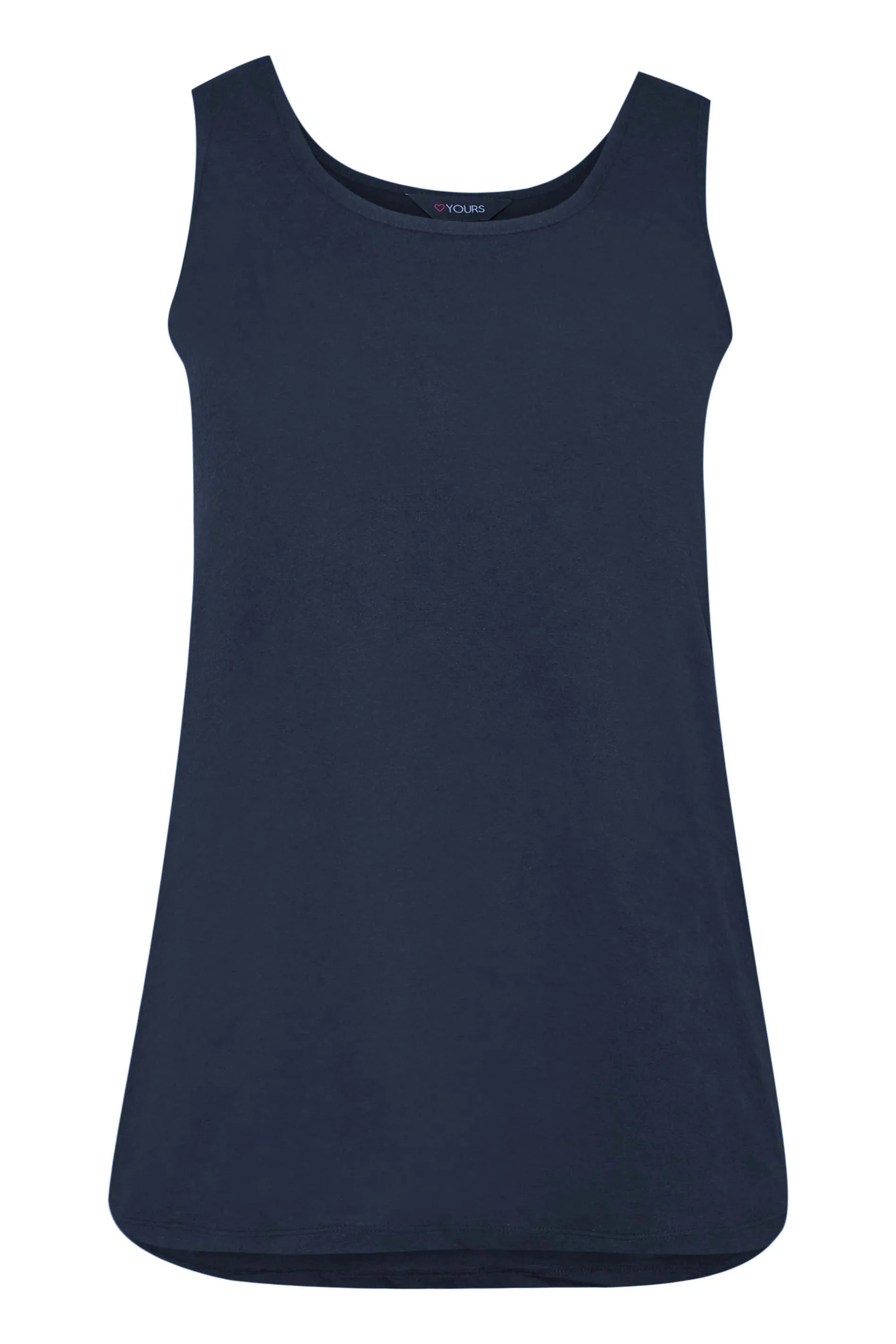 YOURS Curve Navy Blue Vest Top