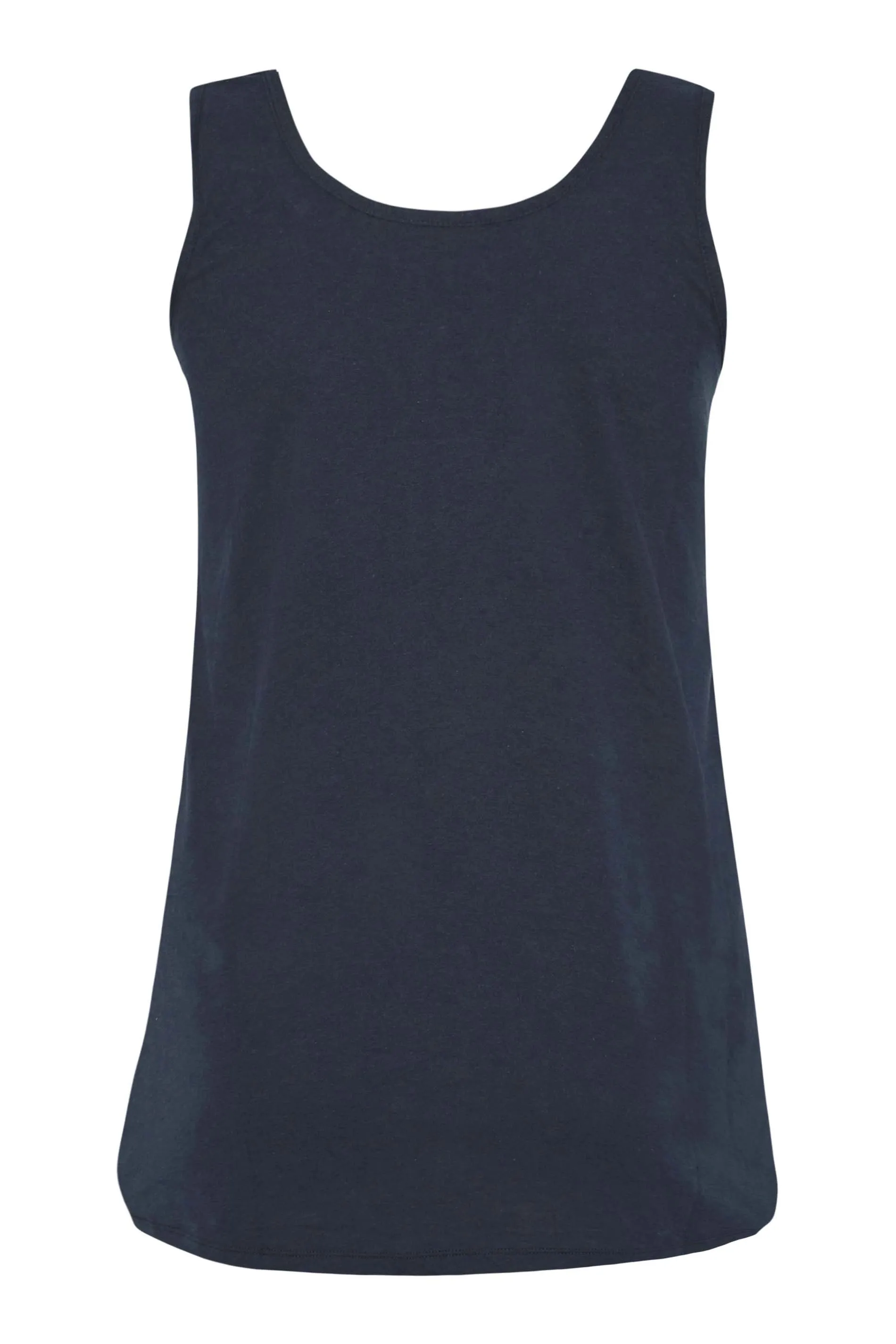 YOURS Curve Navy Blue Vest Top